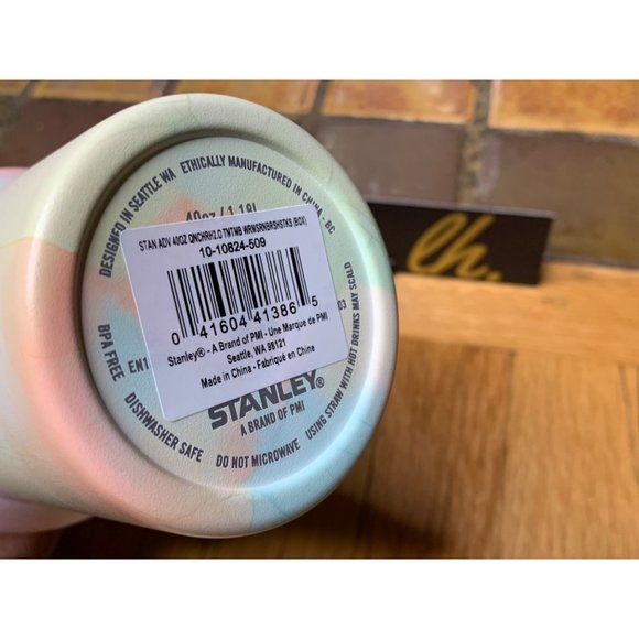 *NEW IN HAND* Stanley Quencher Flowstate Tumbler | 40 OZ Warm Serene Brushstroke - Picture 9 of 9